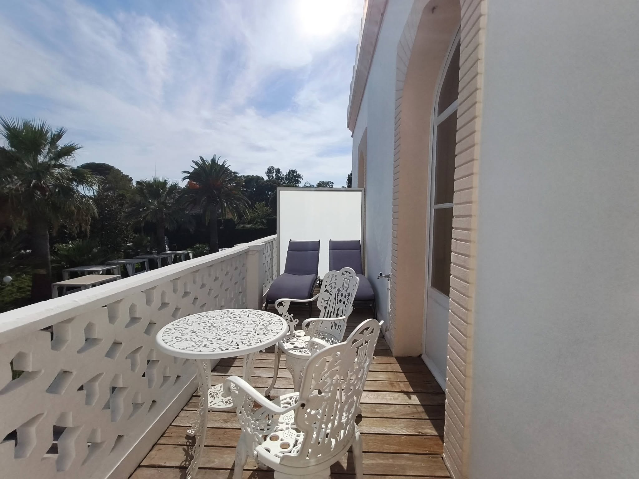 Terrasse de la chambre Elégance - - La Villa Mauresque - Hôtel 5 étoiles à Saint-Raphaël
