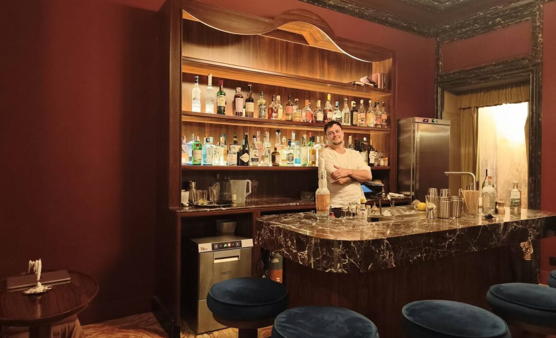 Bar du restaurant Clos - Paris 8eme - Vincent Berthe