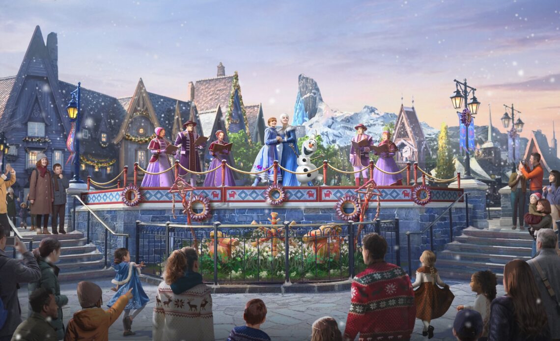Disneyland Paris - Noel à la Reine des Neiges - Arendelle