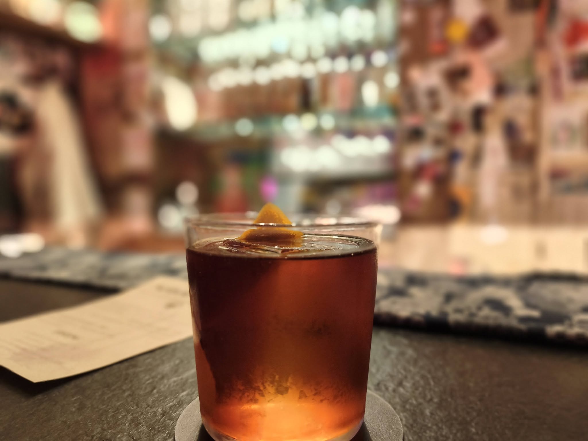 Sotol Negroni - Cocktail au sotol au bar La Mezcaleria, à Paris